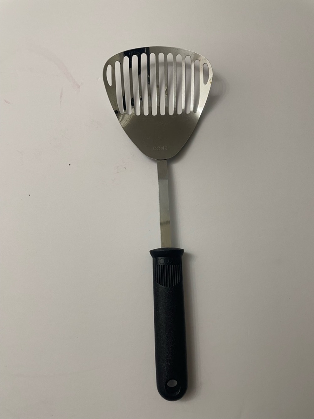 Vintage EKCO USA Skimmer Strainer Slotted Scoop Spatula 12”